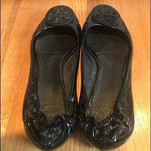 Black Tory Burch Flats